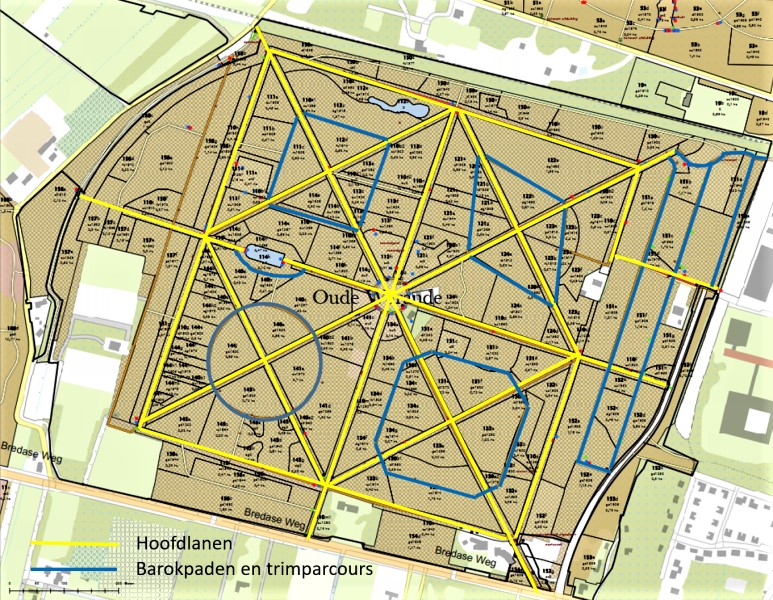 kaartje snoeiplan oude warande 2020